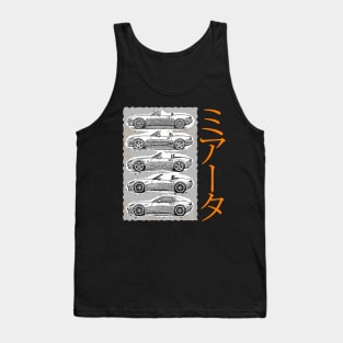 Miata Generations Tank Top